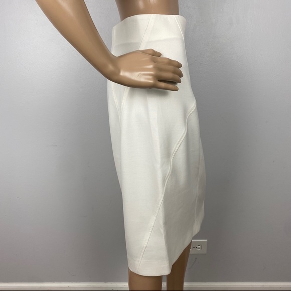 VERSACE COLLECTION WHITE PENCIL SKIRT - Picture 6 of 10